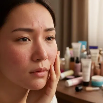 da mặt bị thâm nám