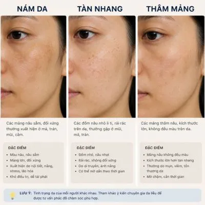 da mặt bị thâm nám