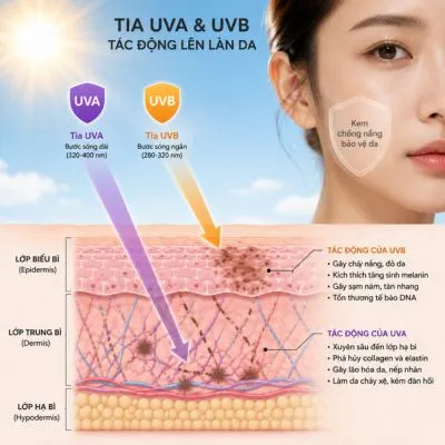 da bị cháy nắng