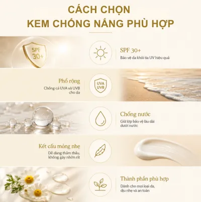 bảo vệ da khỏi ánh nắng