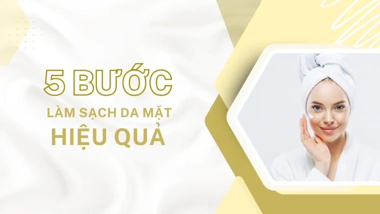 Làm sạch da mặt