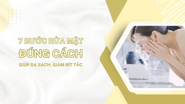 Rửa mặt đúng cách