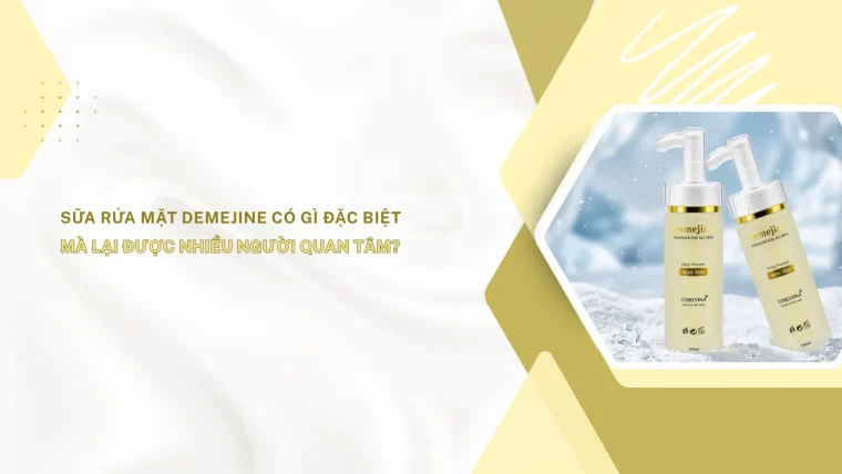 sữa rửa mặt demejine